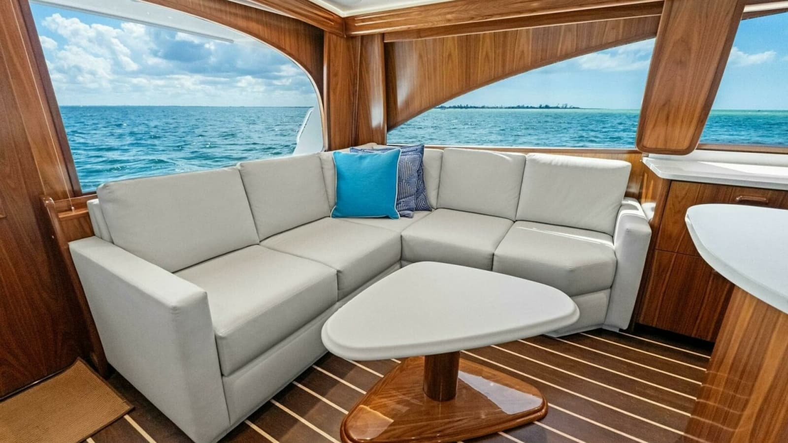 Salon with Ocean View Windows