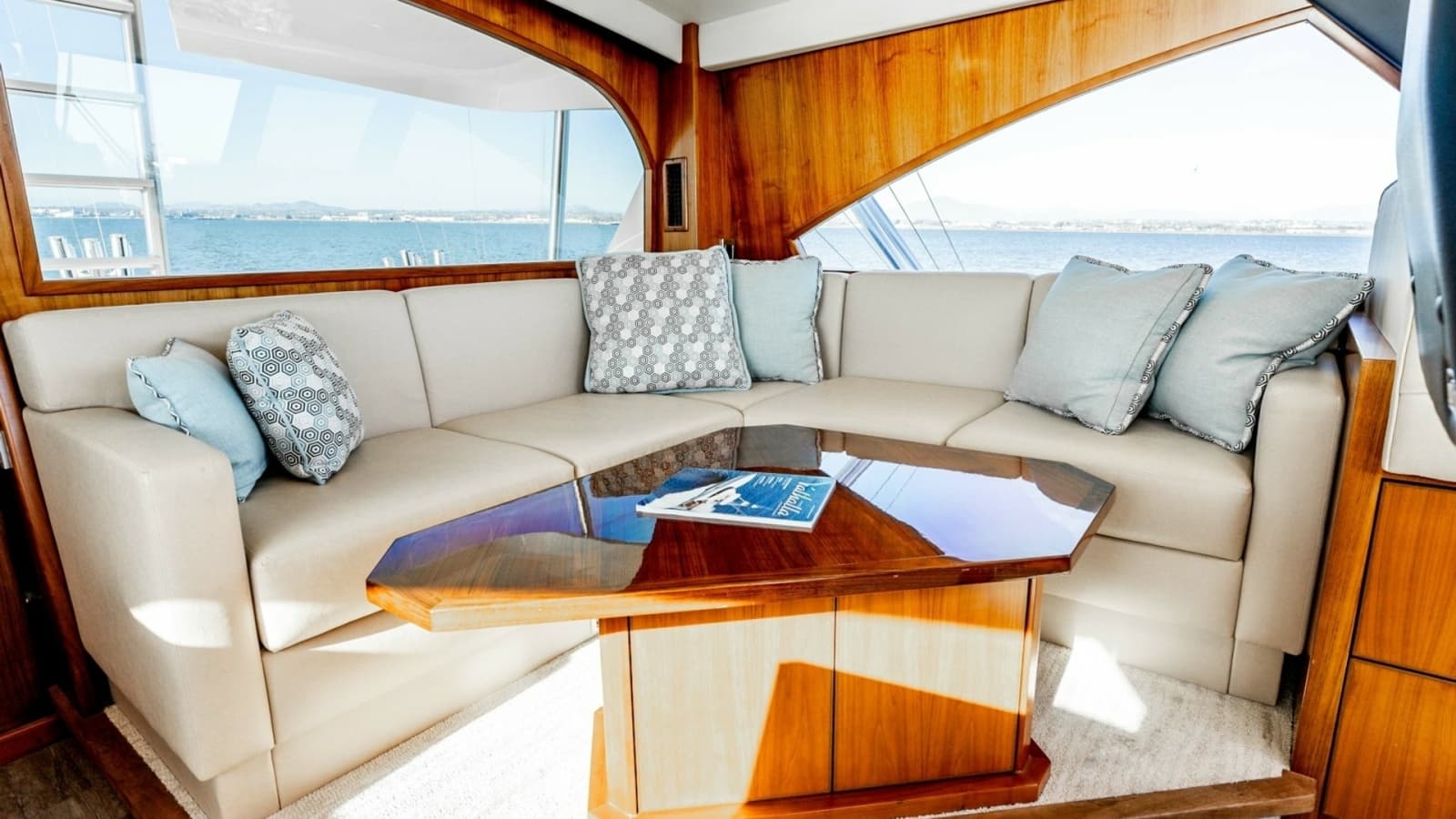 2018 Viking 72 Convertible "50 Caliber" - Spacious Salon with Panoramic Views