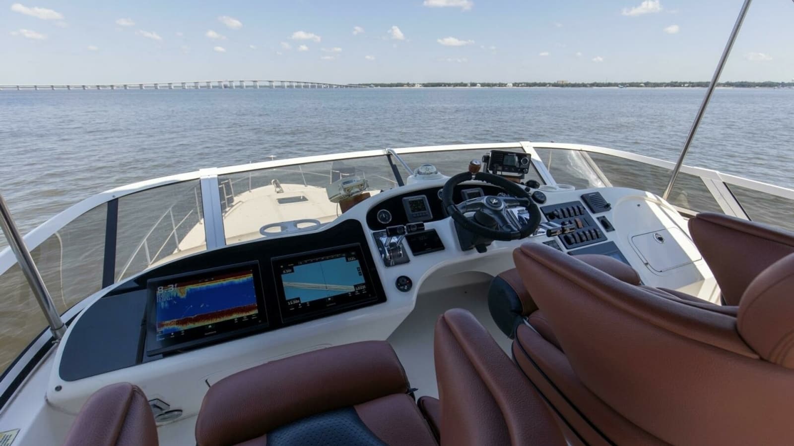 2000 40 Sea Ray 400 Sedan Bridge Silver Lining Bridge