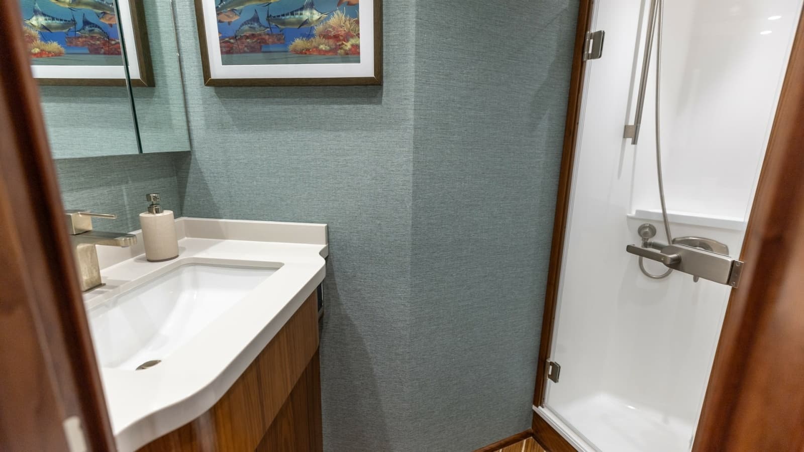 Elegant Ensuite Forward Bathroom with Shower