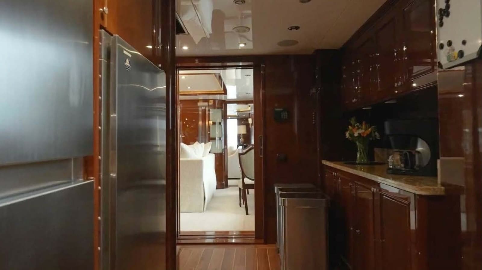 Benetti 145 Domani - Interior Main Deck Galley