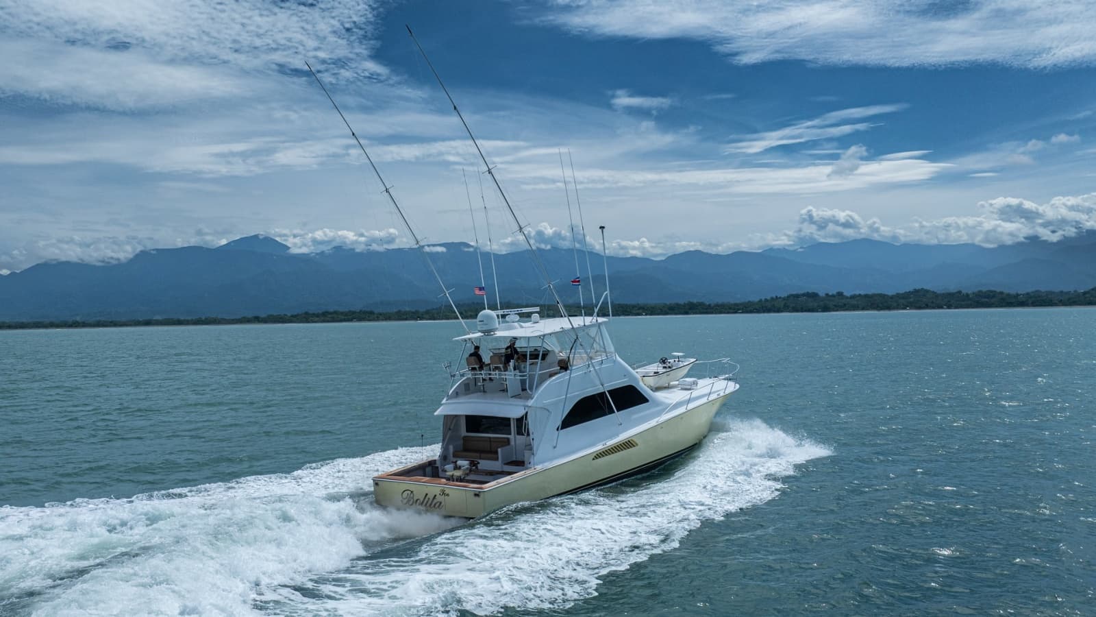 Aft Deck and Stern View 2002 Viking 61 Convertible