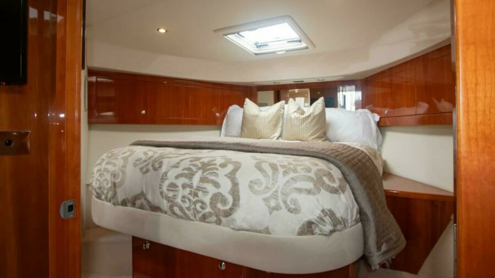 2012 Riviera 50 Sport Yacht "Contessa" - Forward Stateroom with Skylight