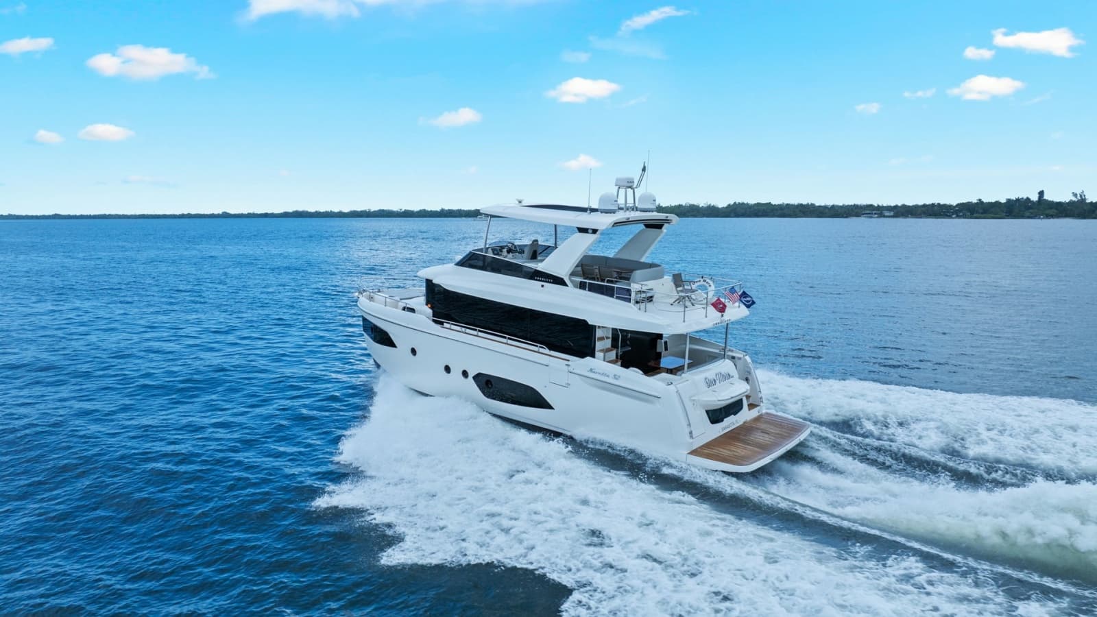 Aerial View of 52 Navetta Stern