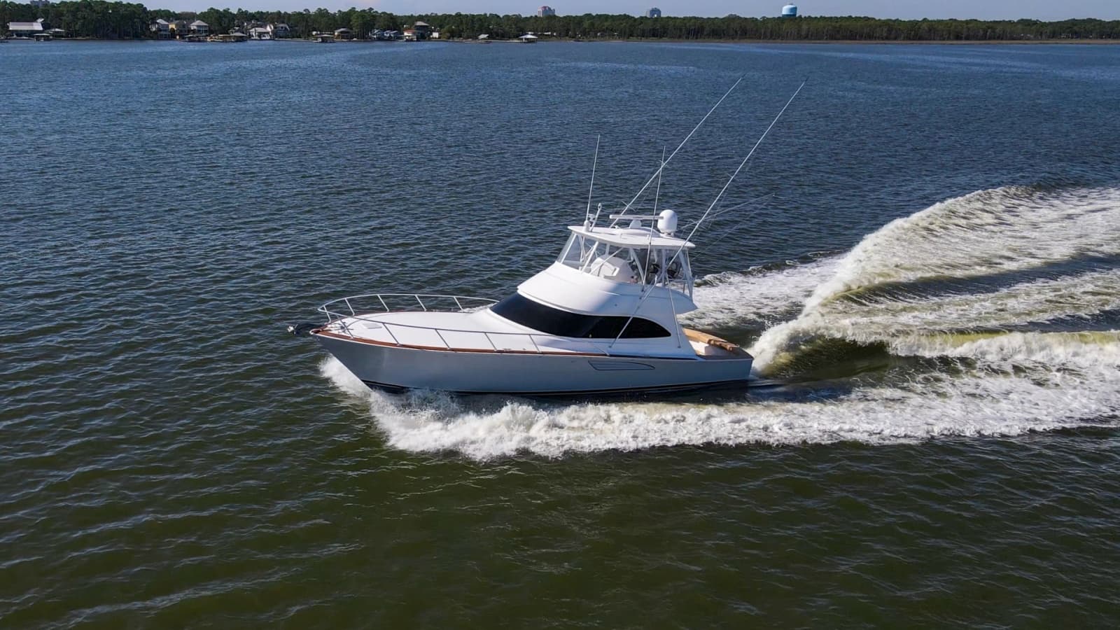 Aerial View of Viking 54 Convertible