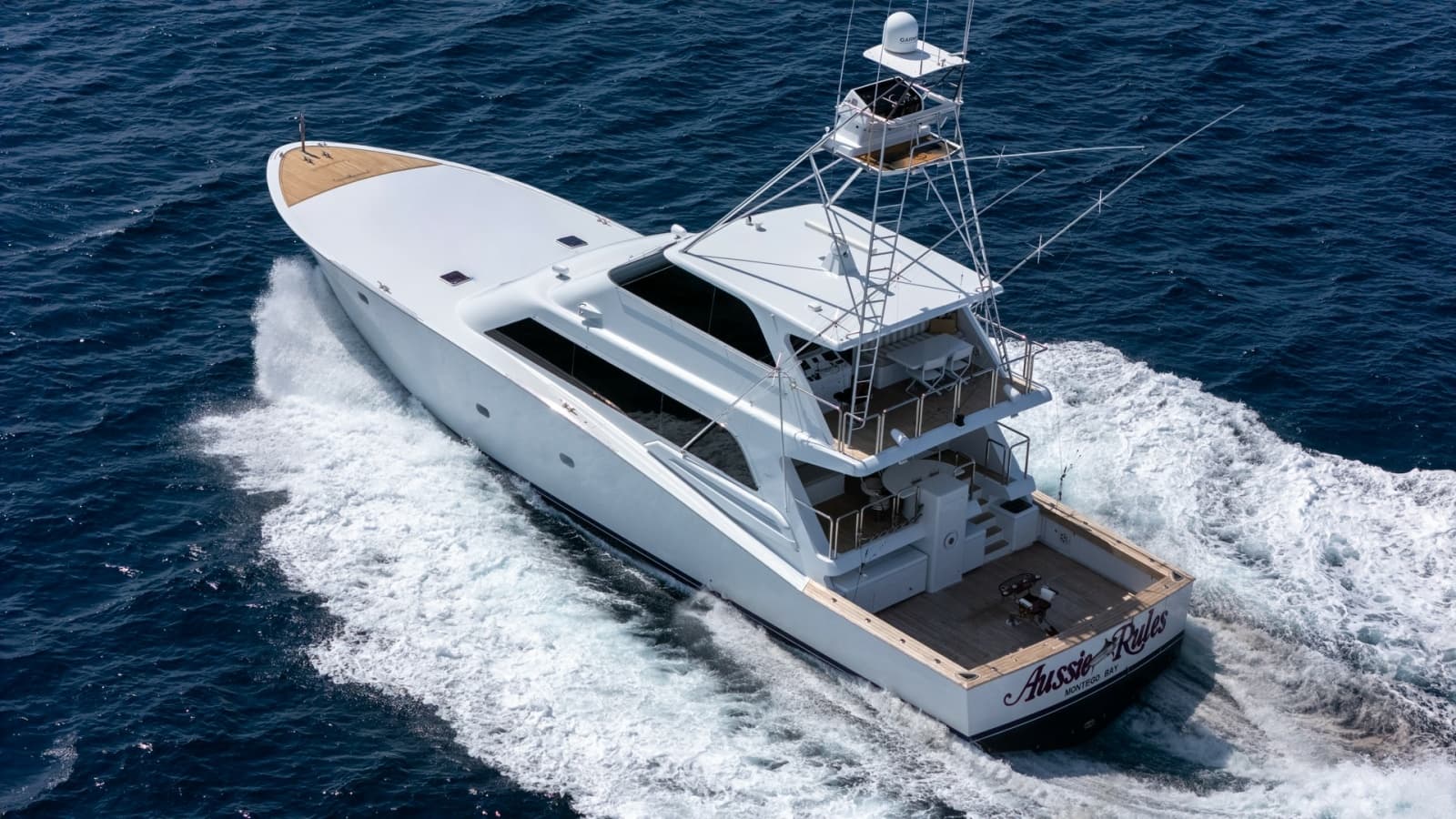 Aerial View of Enclosed Bridge Sportfish