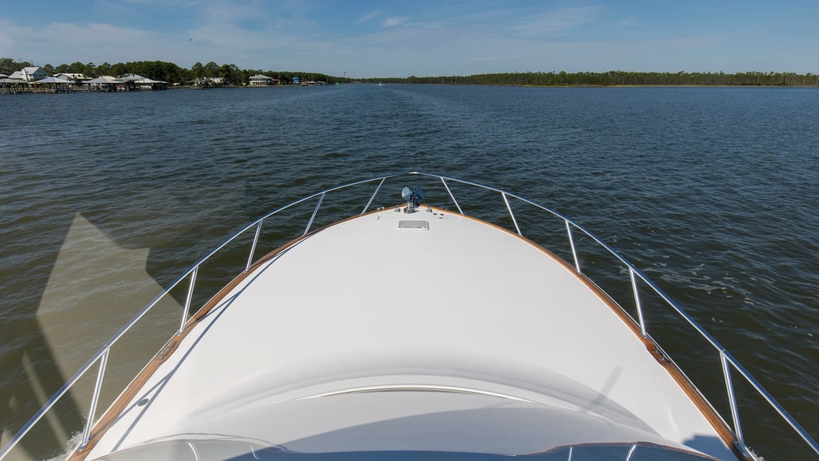 Bow View of Viking 54 Convertible