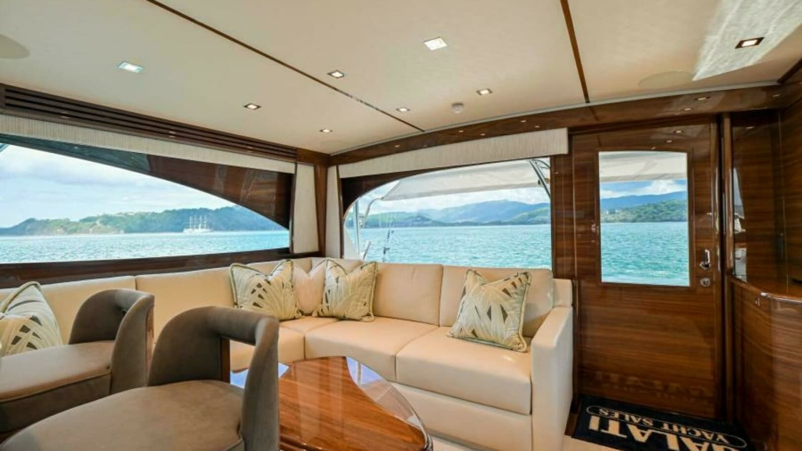 Spacious Salon with Scenic Views