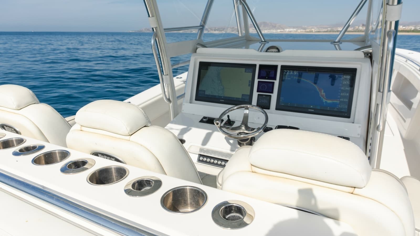 Helm Station with Dual Displays