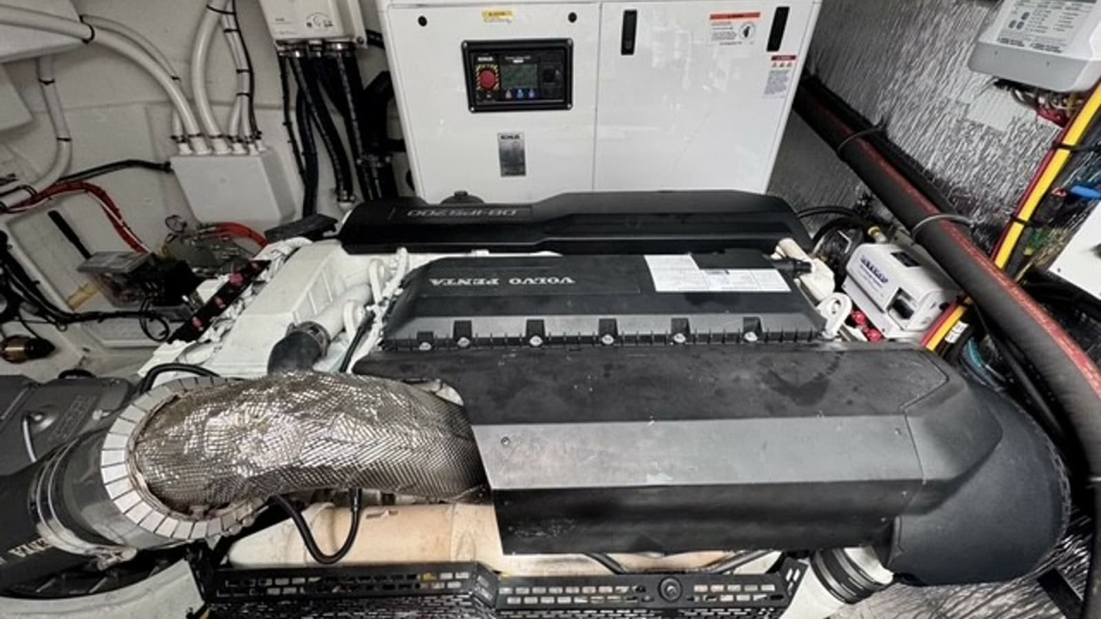 Engine Room with Volvo Penta Engine