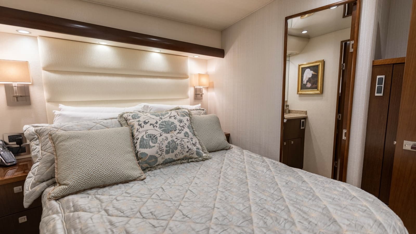 2015 Viking 76 Enclosed Bridge- CHULA- Port Guest VIP Mid Ship Stateroom