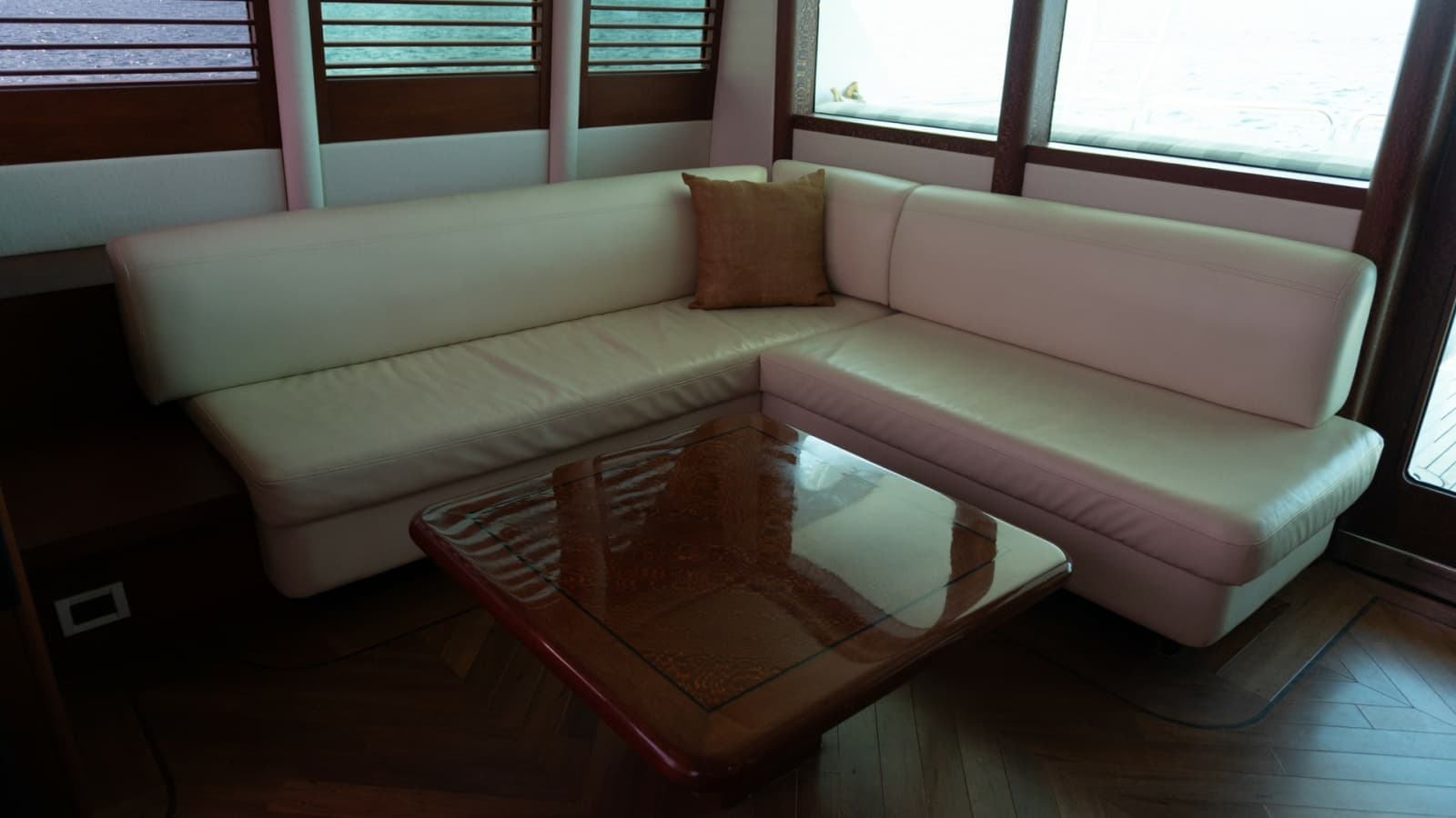 Salon Seating Area with Ocean View