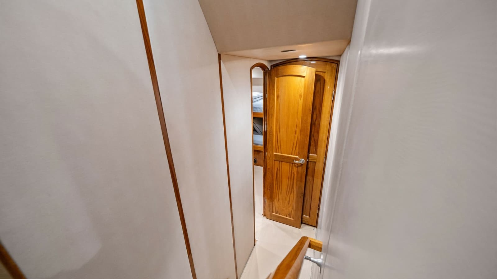 Lower Deck Hallway and Cabin Entry