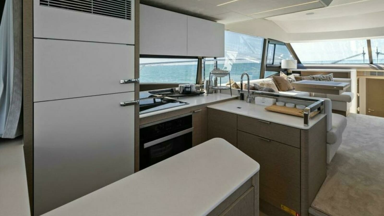 2022 59 Prestige Flybridge - How Sweet It Its - Galley