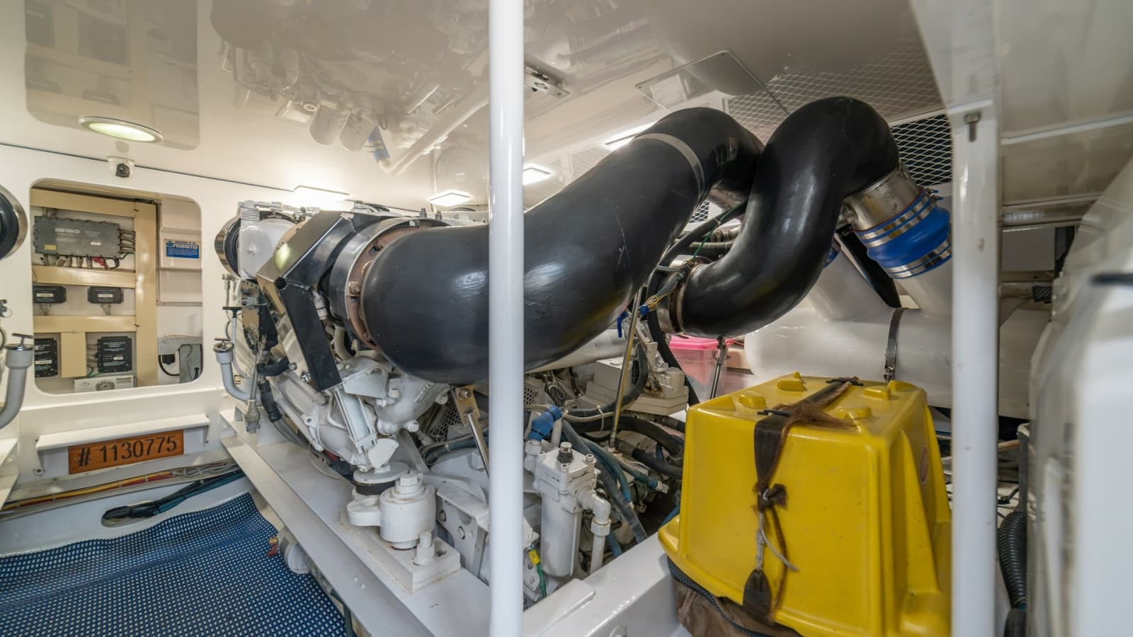 Engine Room 2002 Viking 61 Convertible