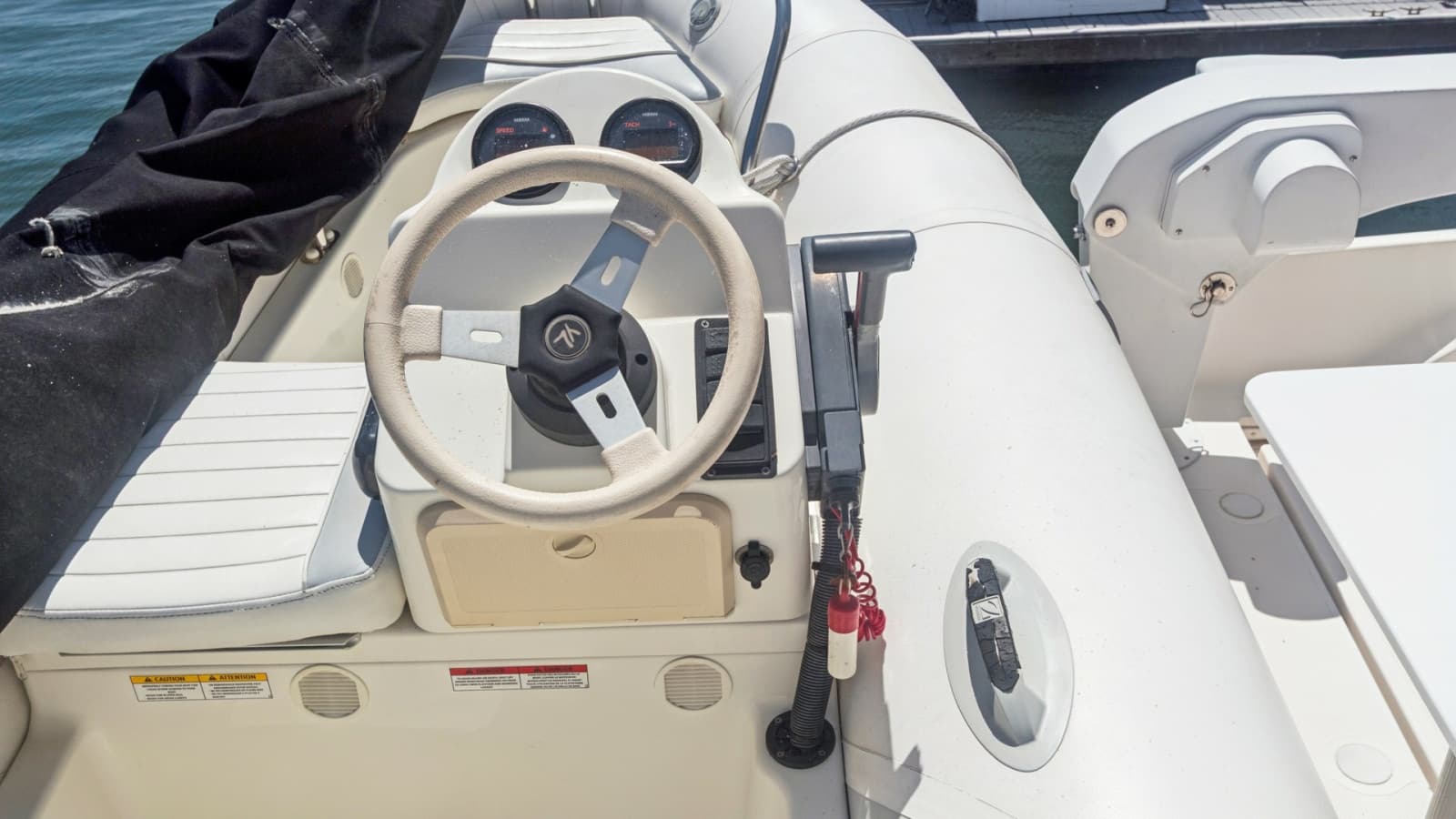 Helm Station with Steering Wheel
