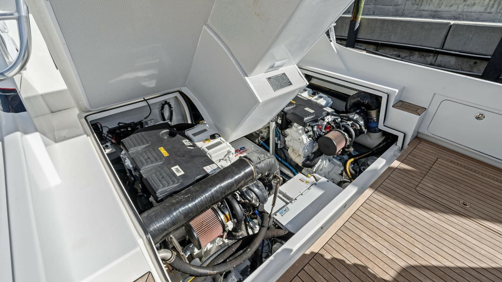 Engine Compartment with Twin Engines