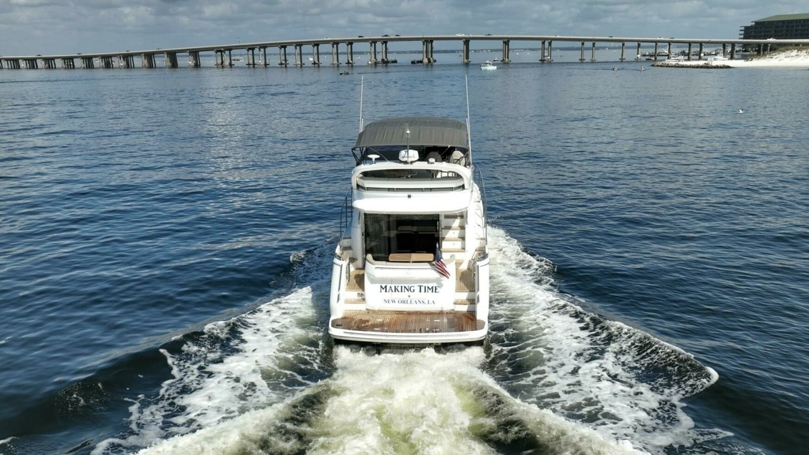2021 Princess F50- MAKING TIME- Engine room- Transom