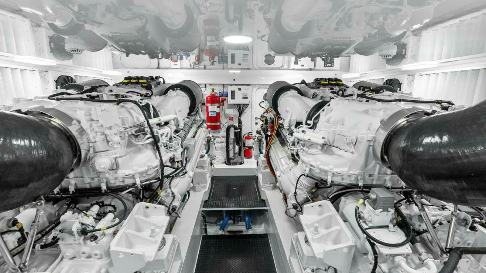 2022 Viking 68 Enclosed Bridge- PIPE DREAM- Engine Room