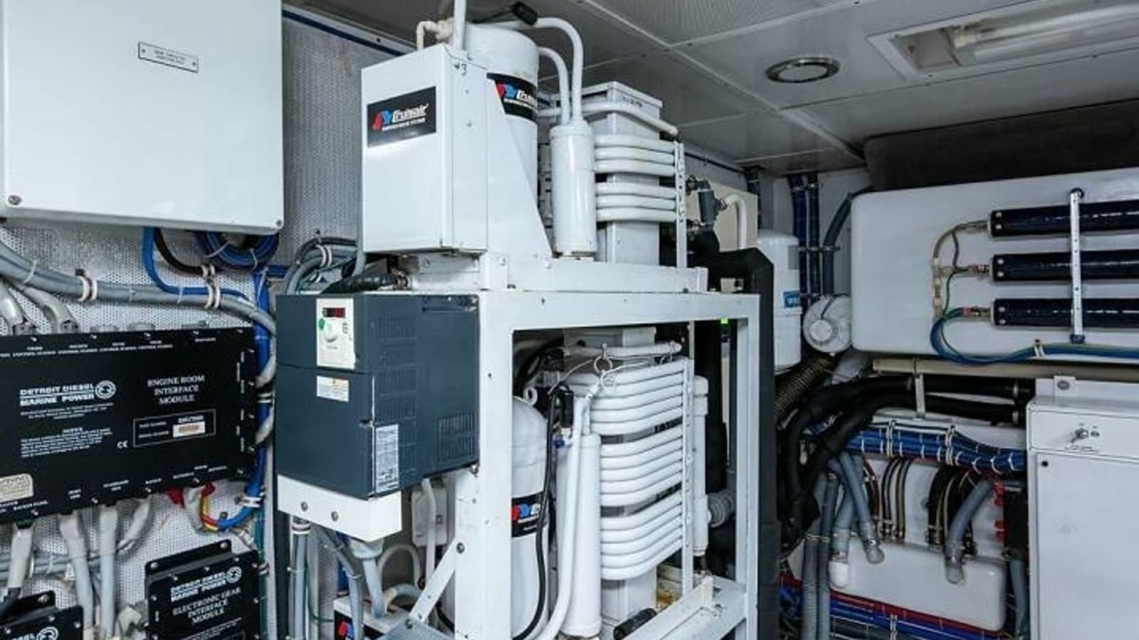 Engine Room with Electrical Systems