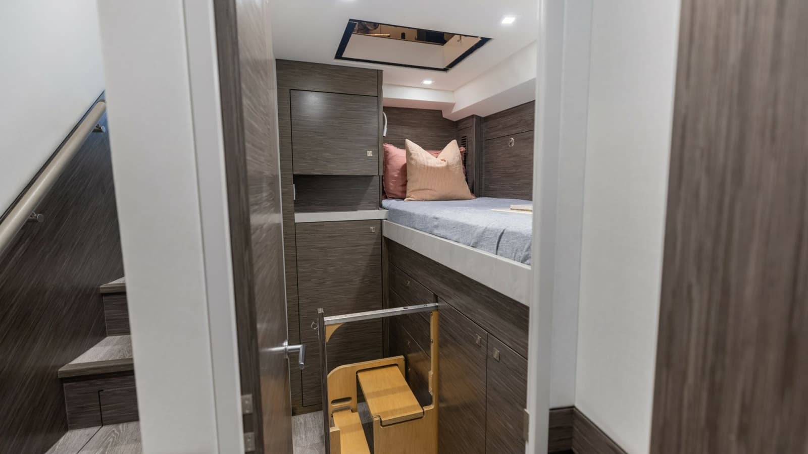 2021 65 Hatteras GT On the DL Port Aft Stateroom (1)