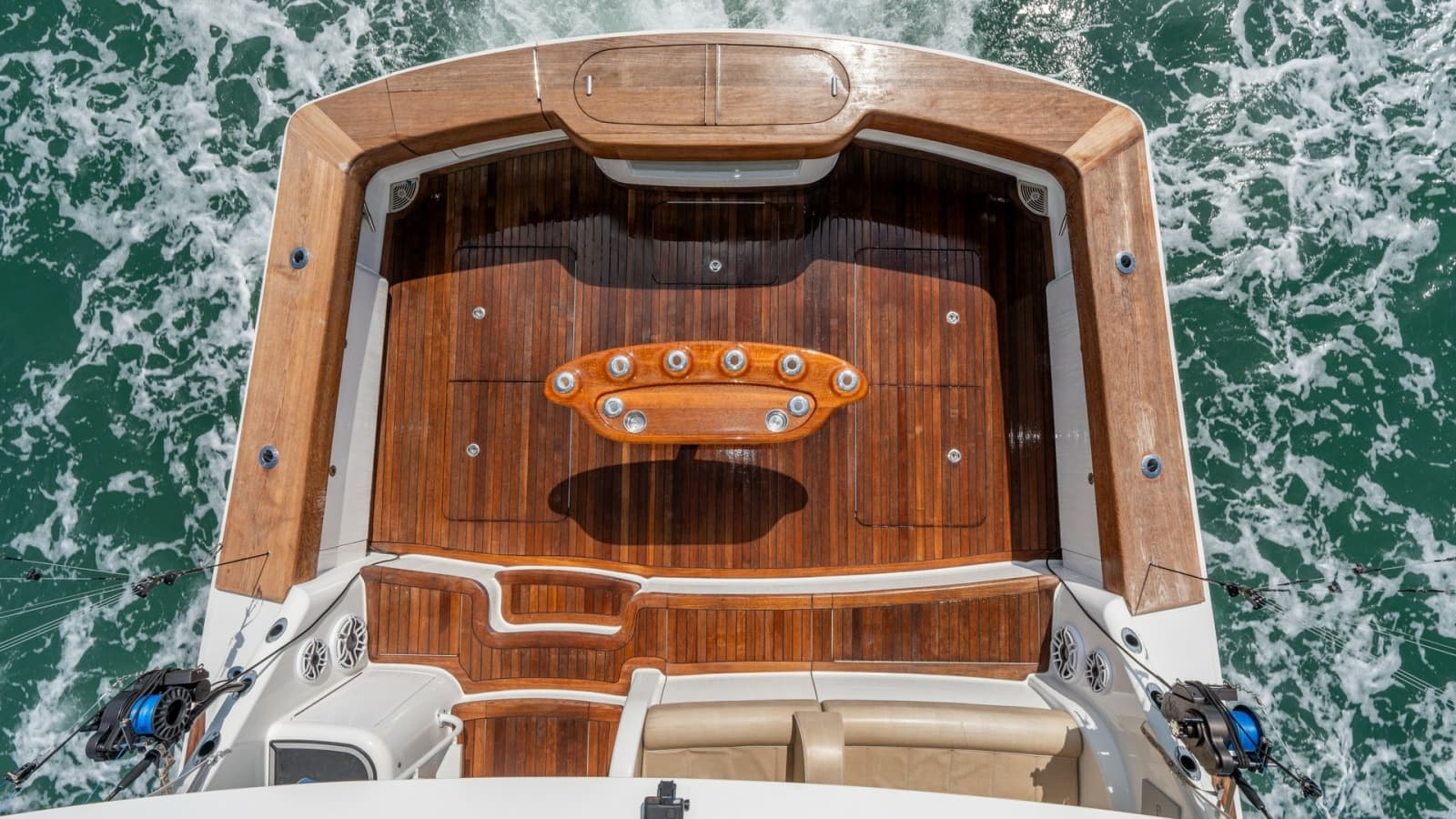 Aft Deck with Teak Flooring