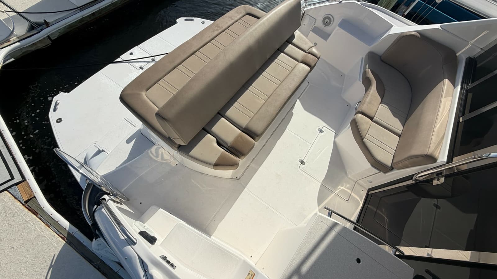 Spacious Aft Deck Seating Area