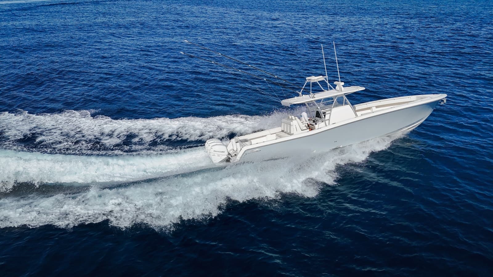 Aerial View of Center Console in Motion