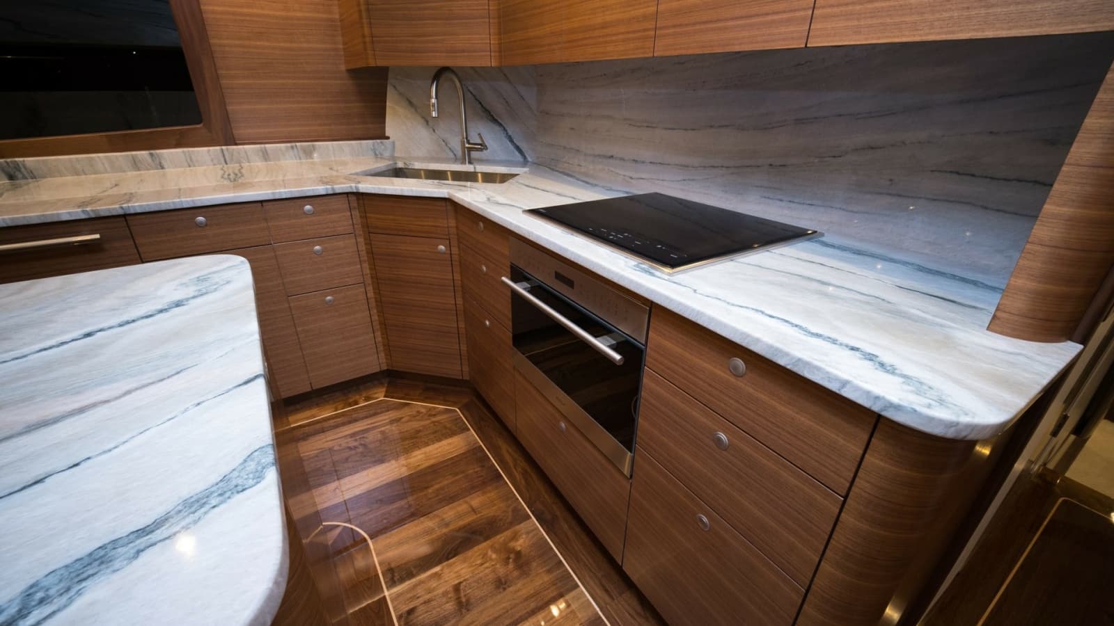 2026 Winter Custom Yachts 75 Open Convertible- MISS CARRIE- Galley