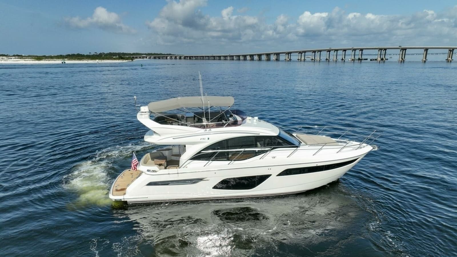 2021 Princess F50- MAKING TIME- Engine room- STBD