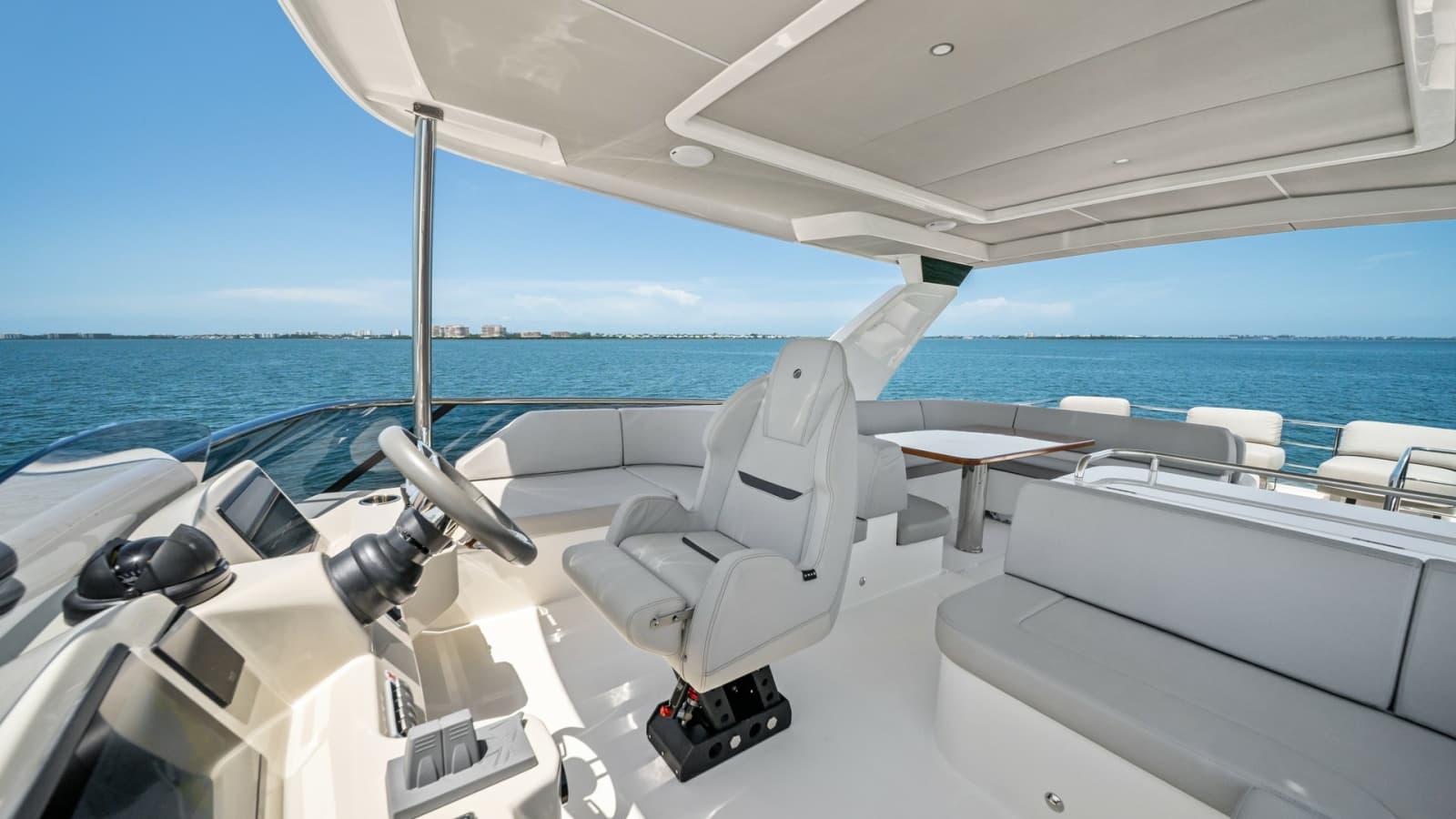 2026 Absolute Navetta 58 "ANDIAMO" - Flybridge Helm Station