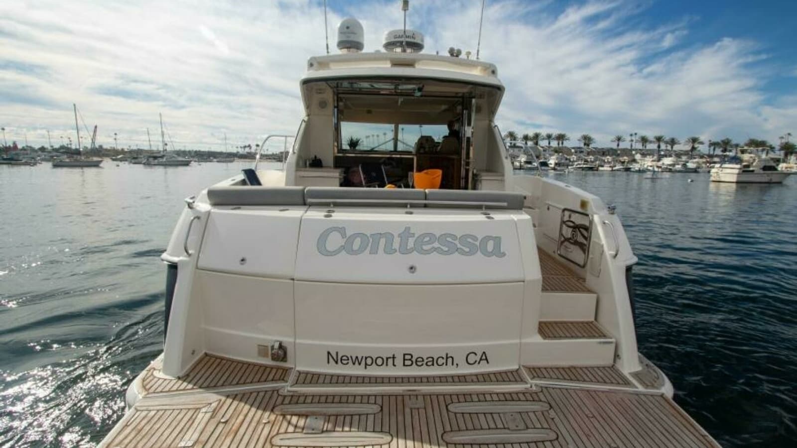 2012 Riviera 50 Sport Yacht "Contessa" - Aft Deck and Swim Platform View