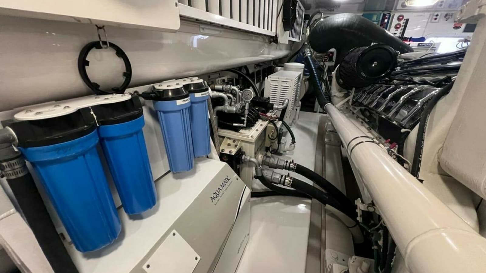 Engine Room with Filtration System