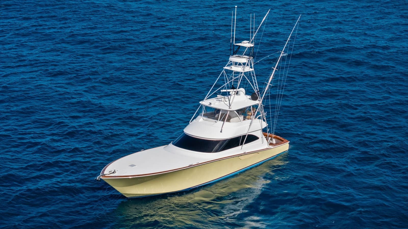 Aerial View of Viking 70 Convertible