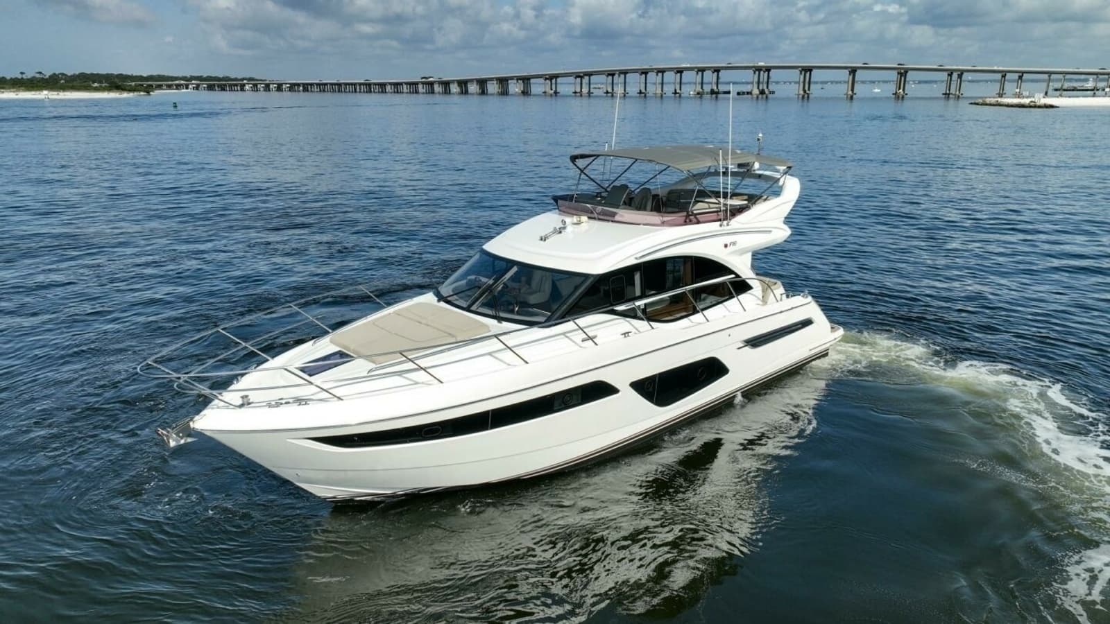 2021 Princess F50- MAKING TIME- Engine room- Bow