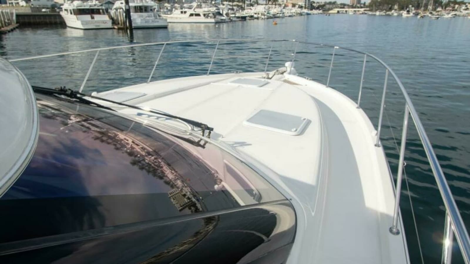 2012 Riviera 50 Sport Yacht "Contessa" - Bow View with Deck Access Hatch