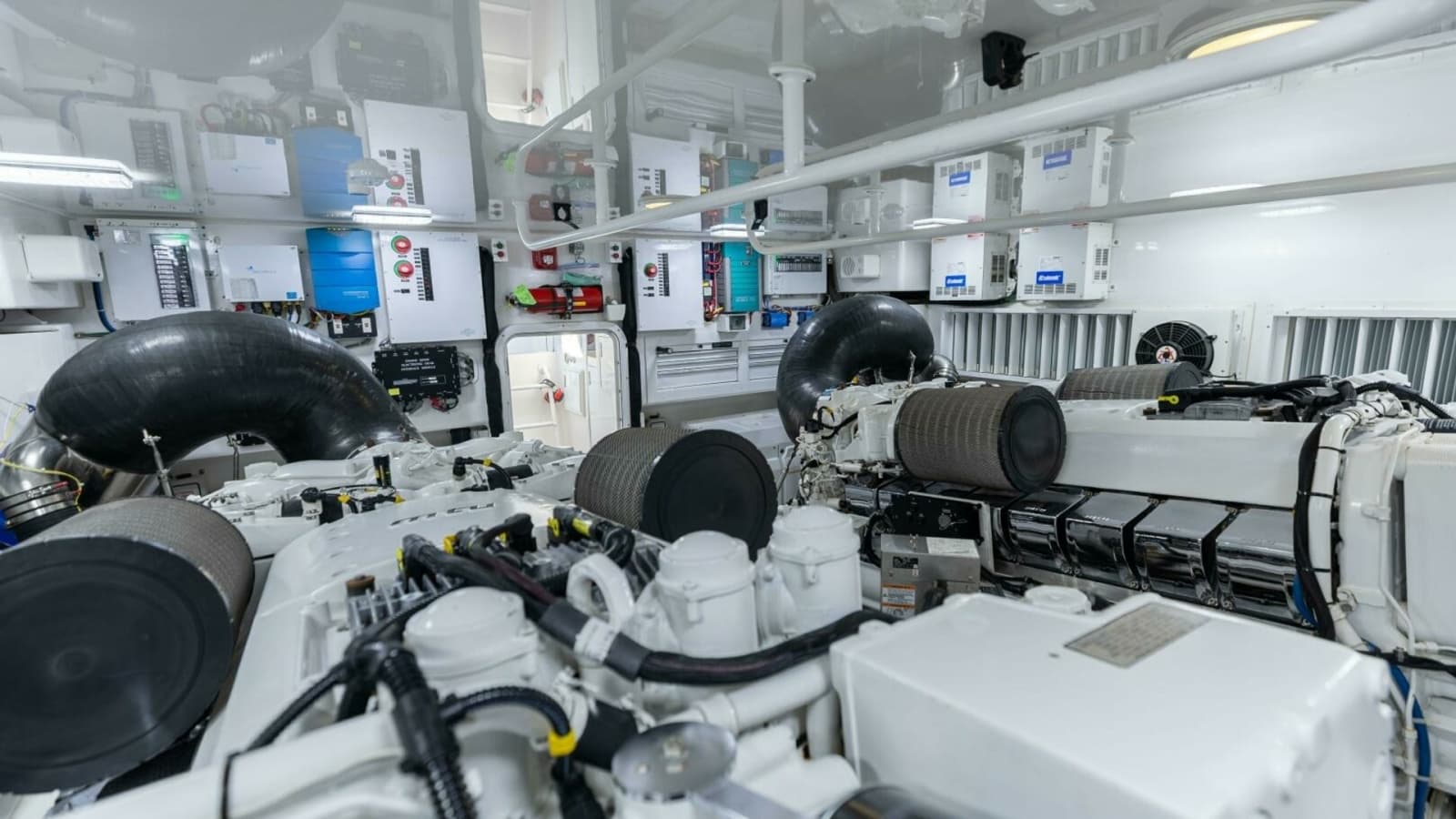 2013 Viking 76 Convertible- REEL FIRE- Engine Room