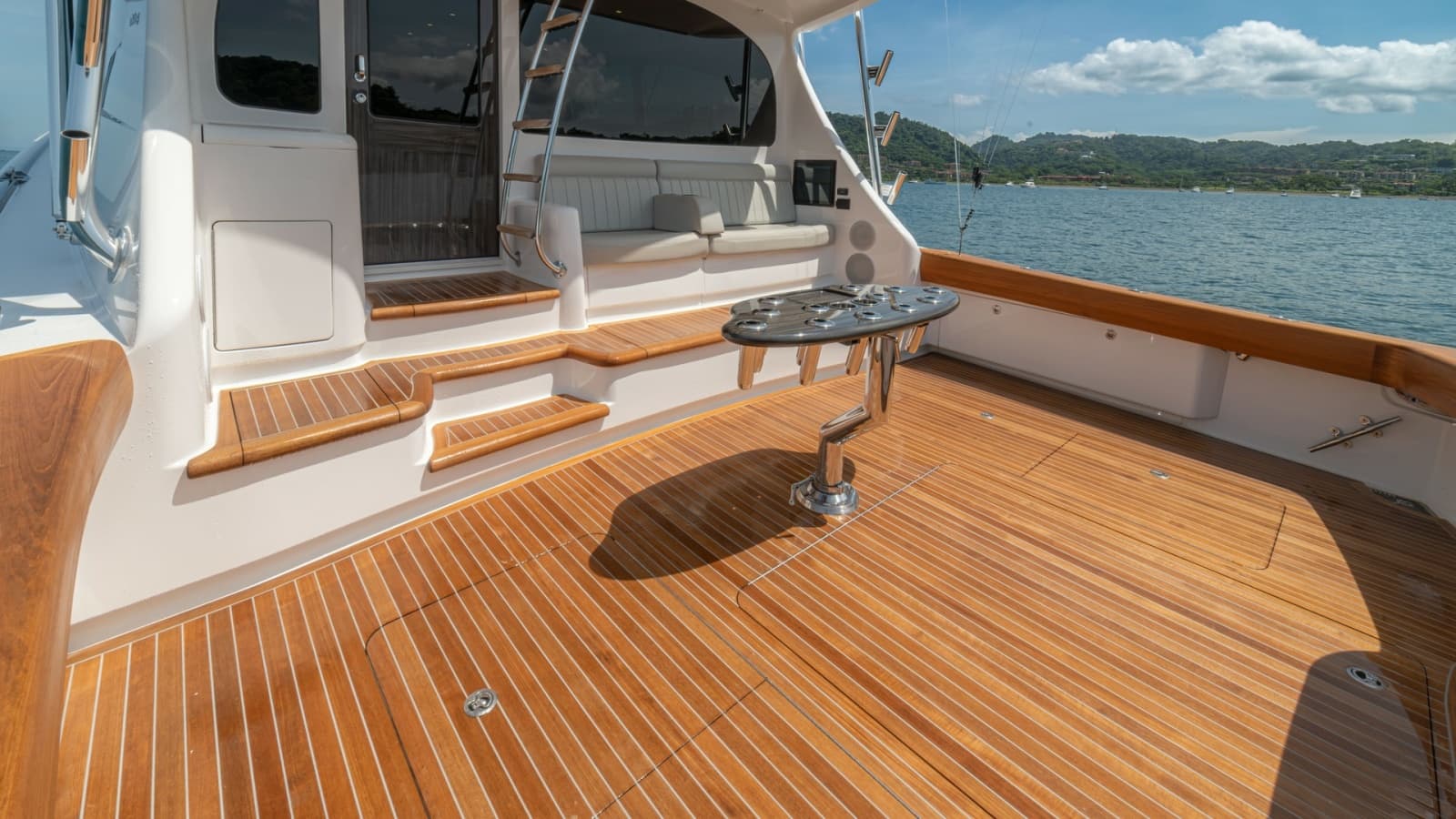 Spacious Teak Cockpit Area