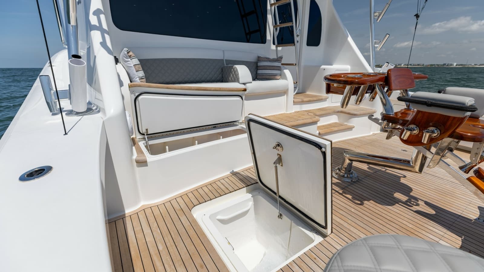 Spacious Aft Deck with Seating