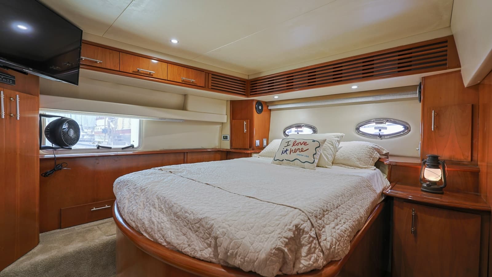 Forward Stateroom with Queen Bed