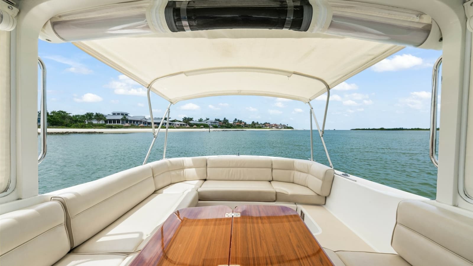 Aft Deck with Seating and Table