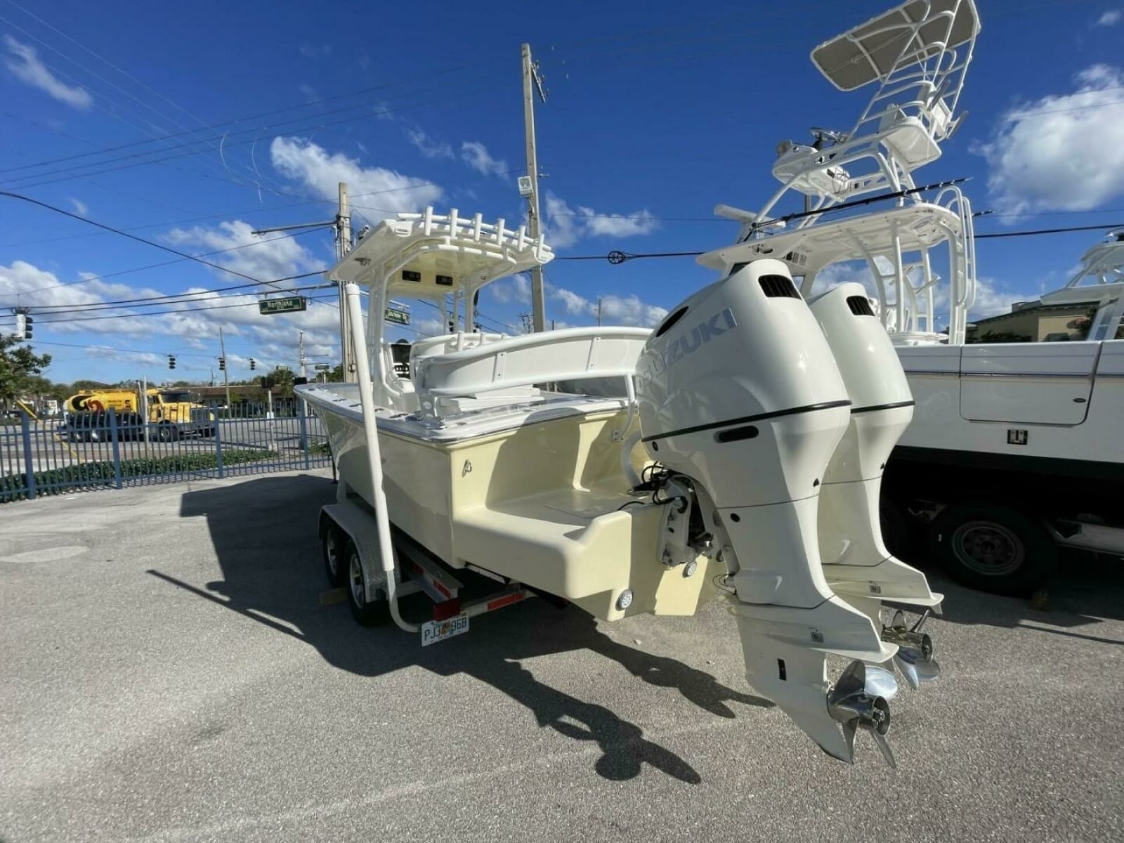 Silverhawk 2700CC - COLLEEN - Aft Profile with Engines