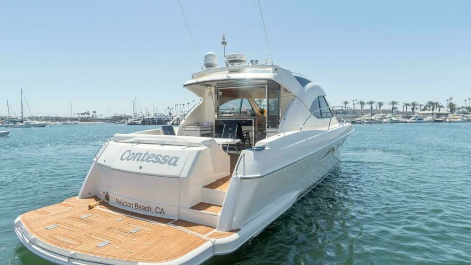 2012 Riviera 50 Sport Yacht "Contessa" - Aft Deck and Swim Platform View