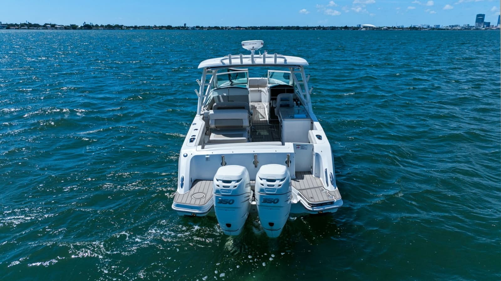 Aft View with Dual Engines