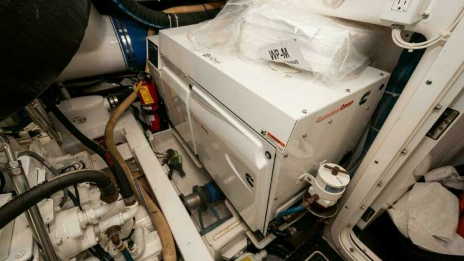 2012 76 Viking Sky Bridge Reel Dangerous Stbd Generator (1)