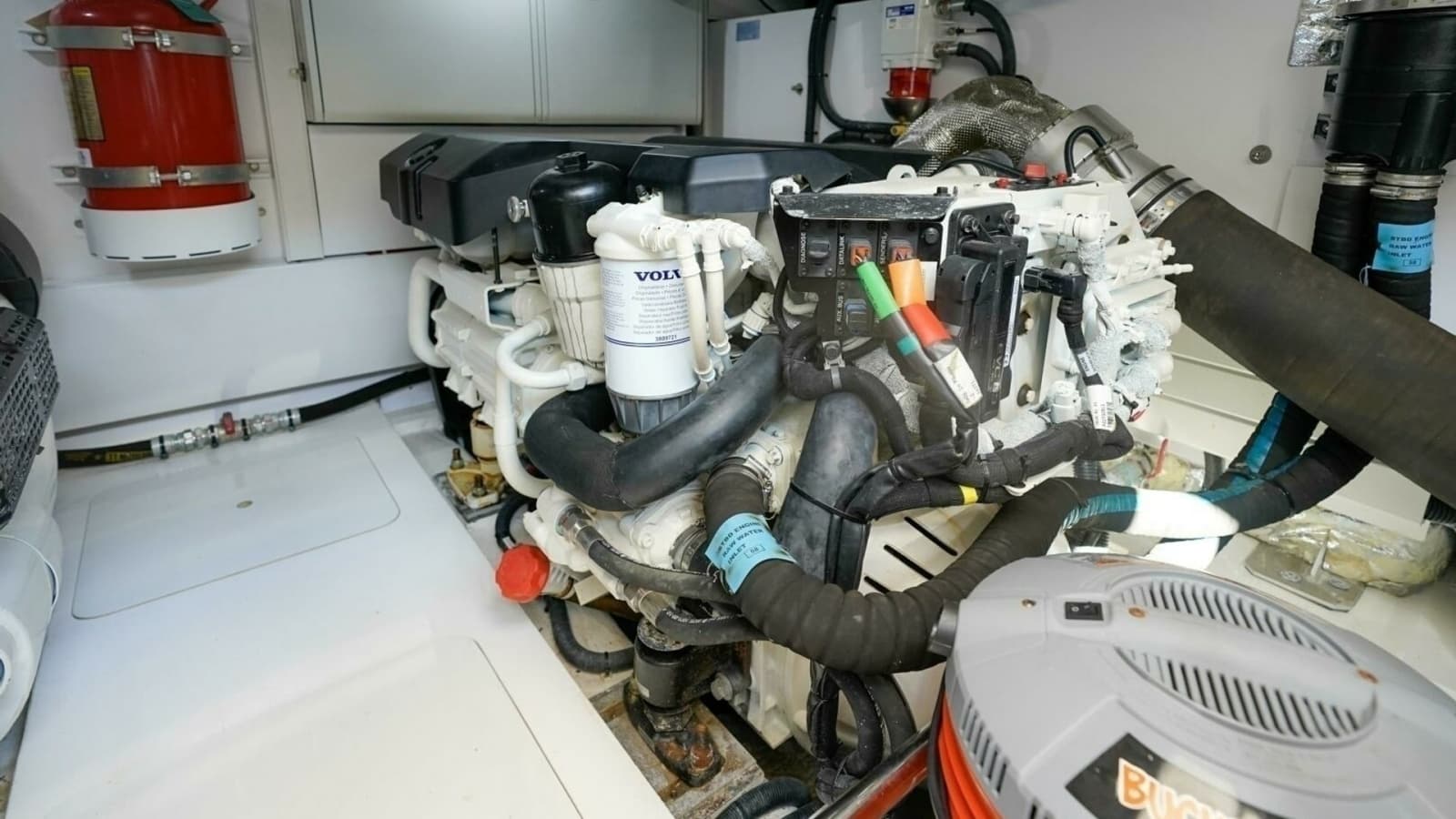 2021 Princess F50- MAKING TIME- Engine room