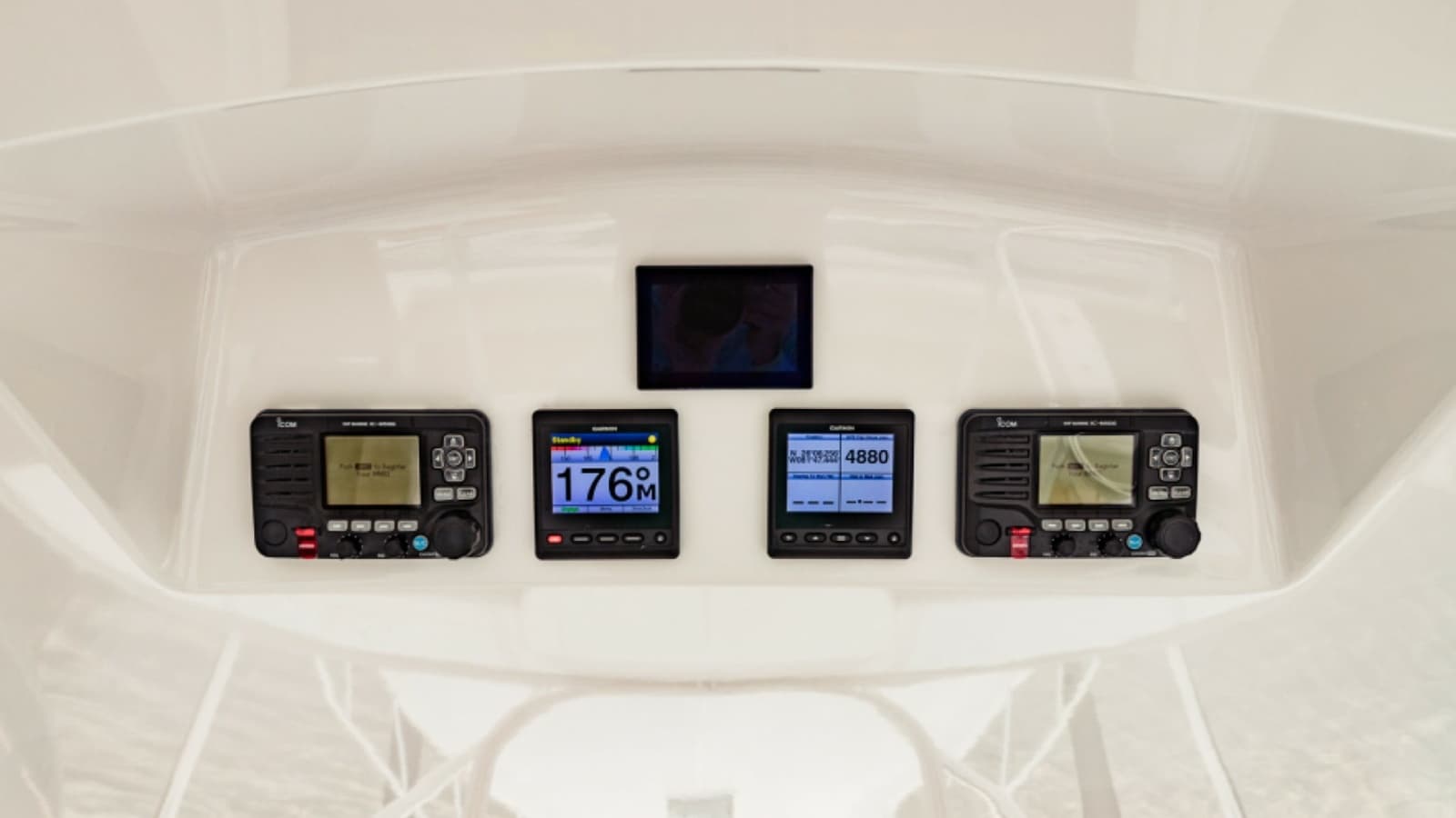 2020 Bertram 61 Convertible "SINE METU" - Flybridge Electronics Console