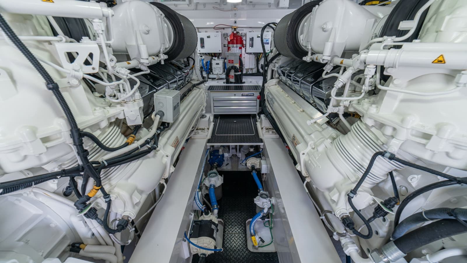 Engine Room with Dual Engines