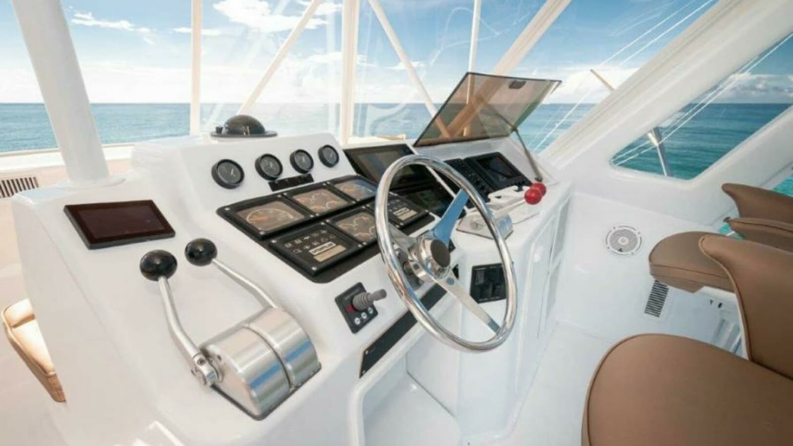 1998 Ocean Yachts 48 Super Sport Helm 3