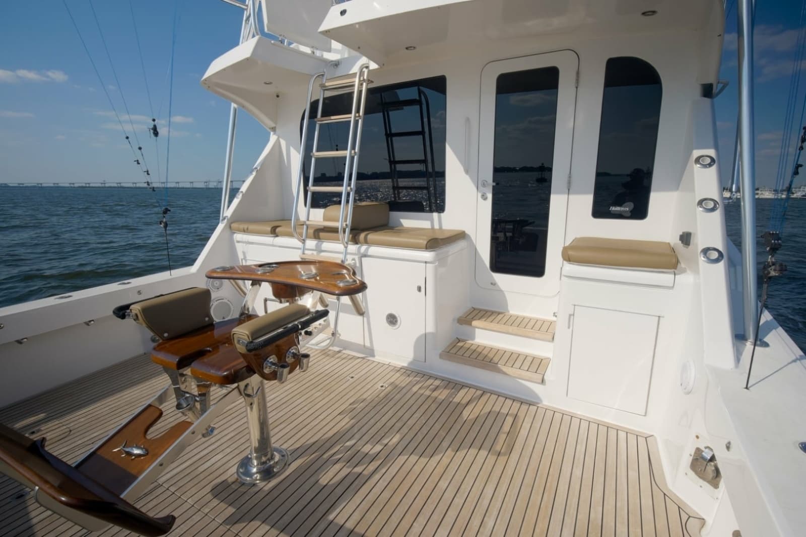 Hatteras 60 Reel Hook'Up - Exterior Cockpit